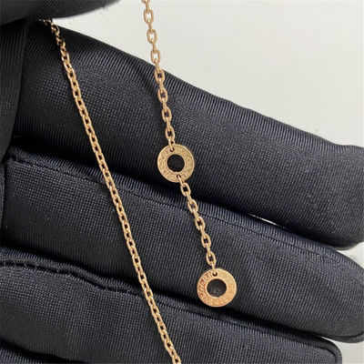 โรสโก้ทองคํา 18k ทองคําคอเกรส Bulgari Serpenti วีเปอร์คอเกรส