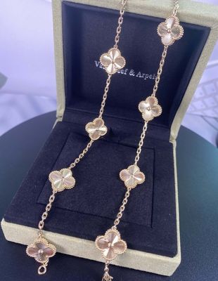 10 โมติฟ์ วีซีเอ 18 คาร์ททองคํา คอคอเนล Van Cleef & Arpels คอคอเนล อัลฮามบรา วินเทจ