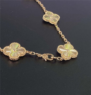 10 โมติฟ์ วีซีเอ 18 คาร์ททองคํา คอคอเนล Van Cleef & Arpels คอคอเนล อัลฮามบรา วินเทจ