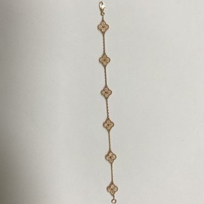 15 ซม - 20 ซม สร้อยข้อมือทอง 18K สร้อยข้อมือทอง 18K สร้อยข้อมือ Alhambra