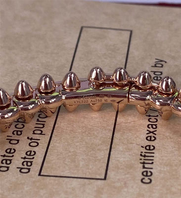 Clash De Cartier Pure 18k Rose Gold Bracelet Bracelet Médio 18k Gold Marcas de jóias