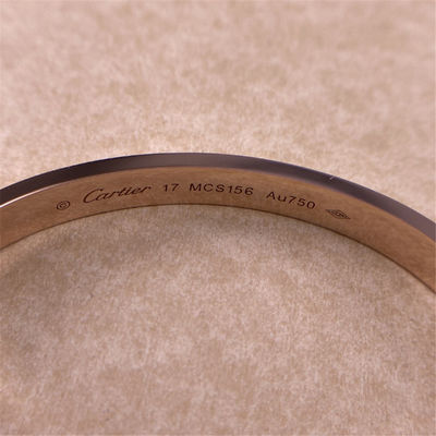 Custom 6.1mm 18k Gold Bracelets 18k Gold Jewelry 18k Rose Gold Bracelet
