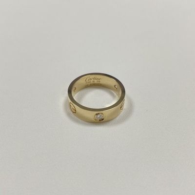 0.22 carat 5.5mm Cặp nhẫn 18k vàng vàng 3 đá kim cương nhẫn đính hôn vàng vàng
