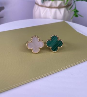 Alhambra Mágica 18k Diamante puro Joalharia Diamante Anéis de Moda Amarelo Ouro com Pedra