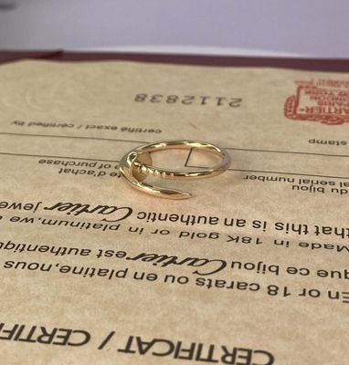 Cartier Juste Un Clou Pure Yellow 18k Gold Rings Small 18k Yellow Gold Wedding Band