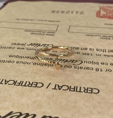 Cartier Juste Un Clou Pure Yellow 18k Gold Rings Small 18k Yellow Gold Wedding Band