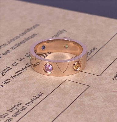 Sapphires Garnets Amethyst 18k Gold Rings 18 Karat Women'S 18k Gold Diamond Ring