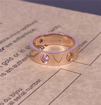 Sapphires Garnets Amethyst 18k Gold Rings 18 Karat Women'S 18k Gold Diamond Ring