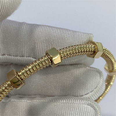 รุ่น Ecrou De Cartier 18K ทองคํา เครื่องประดับ 20 ซม.