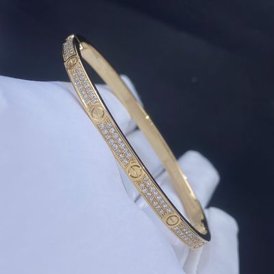 VVS Diamonds 0,34ct 18K Gold Jewelry Cartier Jewelry Love Diamond Love Bracelet Bangle