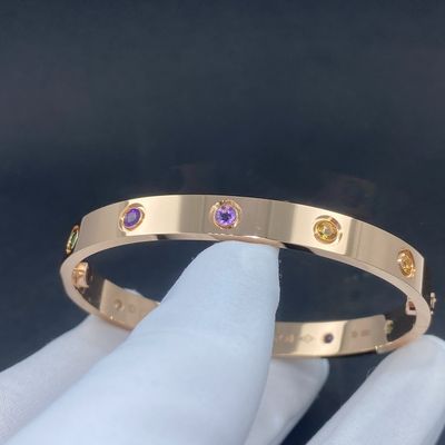 เนื้อทองแท้ 18k CARTIER LOVE BRACELET โดย 1:1 สําเนา 18k เครื่องประดับทองแคนาดา