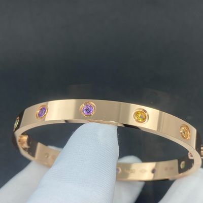 เนื้อทองแท้ 18k CARTIER LOVE BRACELET โดย 1:1 สําเนา 18k เครื่องประดับทองแคนาดา
