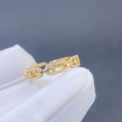 อุปกรณ์เสริมทอง 18k สวยงาม งานแต่ง ของขวัญวันวาเลนไทน์ แหวนเพชรธรรมชาติสําหรับผู้หญิง
