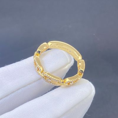 อุปกรณ์เสริมทอง 18k สวยงาม งานแต่ง ของขวัญวันวาเลนไทน์ แหวนเพชรธรรมชาติสําหรับผู้หญิง