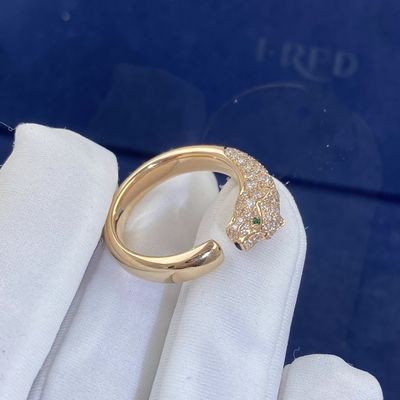 มินิมอลิสต์ Custom Size เนื้อทองเหลือง 18k พระเครื่องหรูหรา 18k แหวนทองเหลืองผู้หญิง