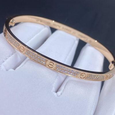 VVS Diamonds 0,34ct 18K Gold Jewelry Cartier Jewelry Love Diamond Love Bracelet Bangle