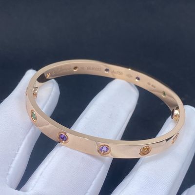 เนื้อทองแท้ 18k CARTIER LOVE BRACELET โดย 1:1 สําเนา 18k เครื่องประดับทองแคนาดา