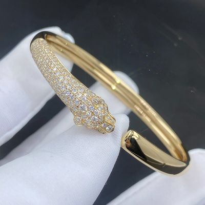 Cartier 18k Gold Accessories 3.6CM Length 2.1CM Wide 18k Solid Gold Bracelet