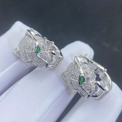 Emeralds Onyx 18K Gold Earrings Hoop Gold Earrings 18K Custom 18K White Gold Stud Earrings สีขาว