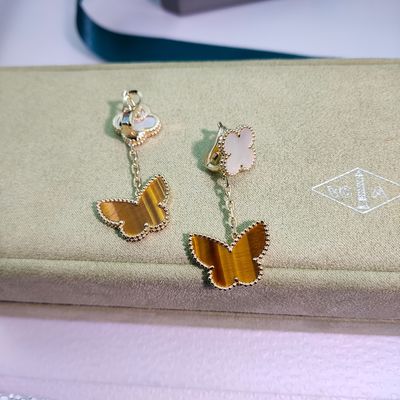Perhiasan Mewah Terbaik Di Emas Kuning Van Cleef Arpels Earrings